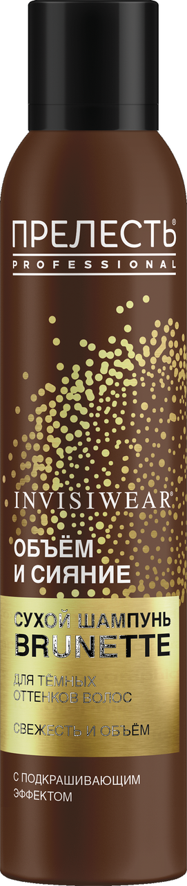 Шампунь Прелесть Professional Invisiwear для брюнеток сухой, 200мл