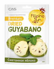 Яблоко сметанное Filipino Sun сушеное, 100г