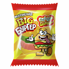 Мармелад жевательный Канди клаб Crazy Gummy Big Бургер, 18г