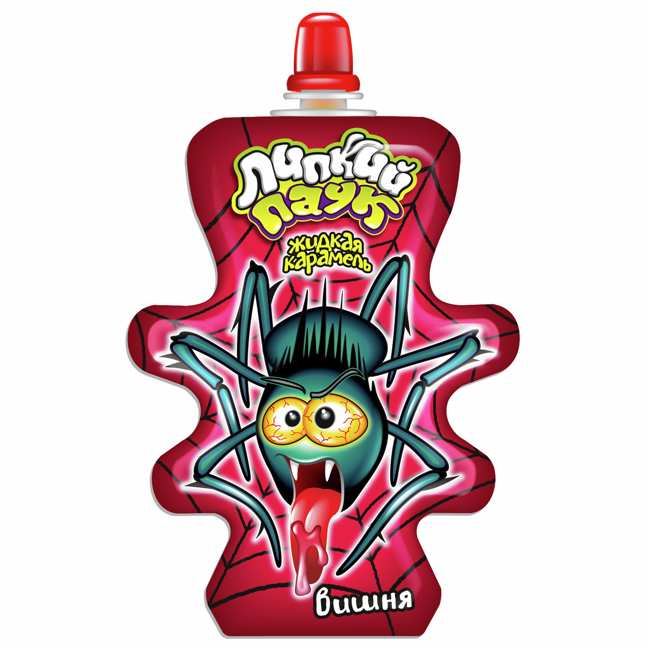 Жидкая карамель Канди клаб Липкий паук ассорти, 20г