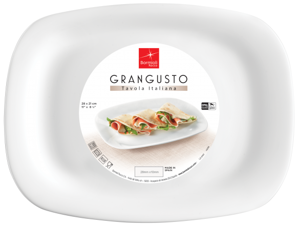 Изображение товара Блюдо для барбекю Bormioli rocco Grangusto, 28 х 21см