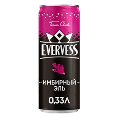Напиток Evervess Имбирный эль газированный, 330мл