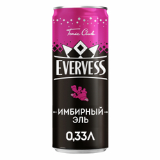 Напиток Evervess Имбирный эль газированный, 330мл