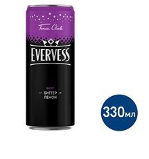 Напиток Evervess Горький Лимон газированный, 330мл