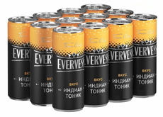 Напиток Evervess Тоник газированный, 330мл x 12 шт