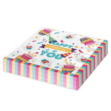 Салфетки Fiolento бумажные двухслойные 16.5см, 16шт