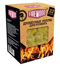 Роллы для розжига Firewood 32шт