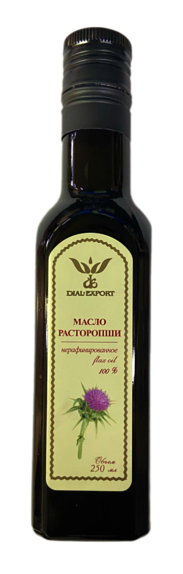 Изображение товара Масло расторопши нерафинированное, 250 мл, DIAL-EXPORT, холодного отжима