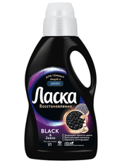 Гель для стирки Ласка Сияние Черного 16 стирок, 1л
