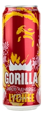 Энергетический напиток Gorilla Lychee, 450мл