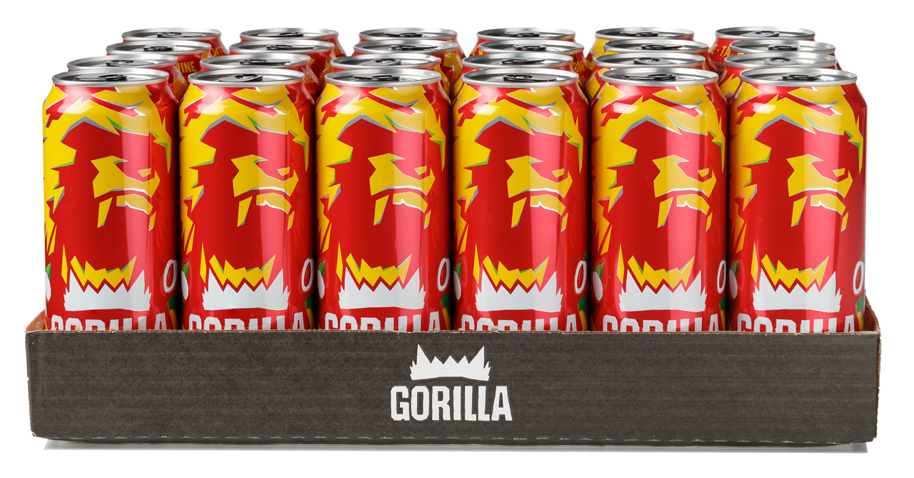 Энергетический напиток Gorilla Lychee, 450мл x 24 шт