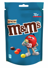 Конфеты M&M's Криспи драже с хрустящим центром, 70г