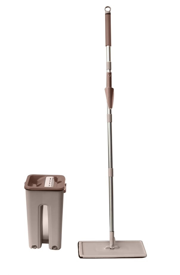 aro Набор для уборки швабра с двумя насадками и ведром, 32 x 12см