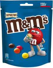 Конфеты M&M's Криспи драже с хрустящим центром, 130г
