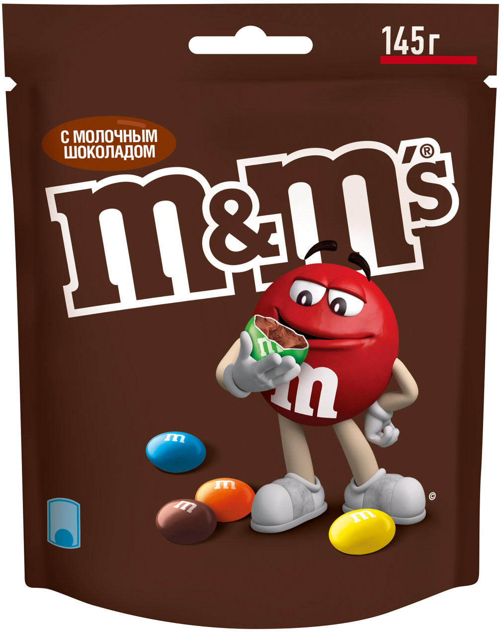 Конфеты M&M's драже c молочным шоколадом, 145г