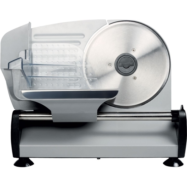 METRO PROFESSIONAL Машина гастрономическая слайсер электрическая GL-MS-190 регулировка толщины нарезки 4 резиновые ножки с присосками