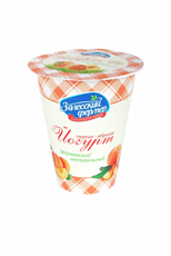 Йогурт Залесский фермер персик и абрикос 3.5%, 300г