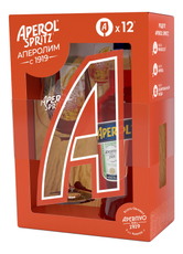 Напиток спиртной Aperol Aperitive в подарочной упаковке + бокал, 0.7л