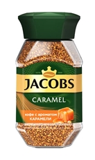 Кофе Jacobs Caramel с ароматом карамели растворимый, 95г
