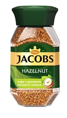 Кофе Jacobs Hazelnut с ароматом лесного ореха растворимый, 95г