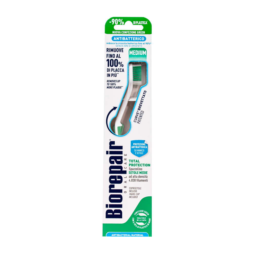 Изображение товара Зубная щетка Biorepair Curve Protezione Totale для комплексной защиты зубов