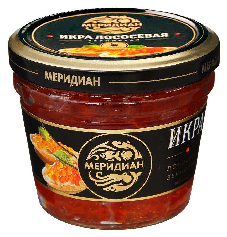 Икра лососевая Меридиан зернистая, 90г купить с доставкой на дом, цены ...