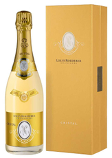 Вино игристое Шампань Louis Roederer Cristal белое брют в подарочной упаковке, 0.75л