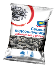 aro Семечки жареные соленые, 300г