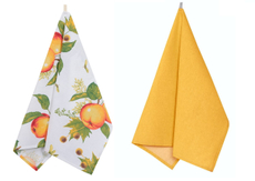 Полотенце кухонное Guten Morgen рогожка яблоки 45 x 60см, 2шт