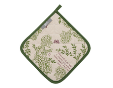 Прихватка Guten Morgen рогожка цветы, 20 x 20см