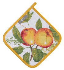 Прихватка Guten Morgen рогожка яблоки, 20 x 20см