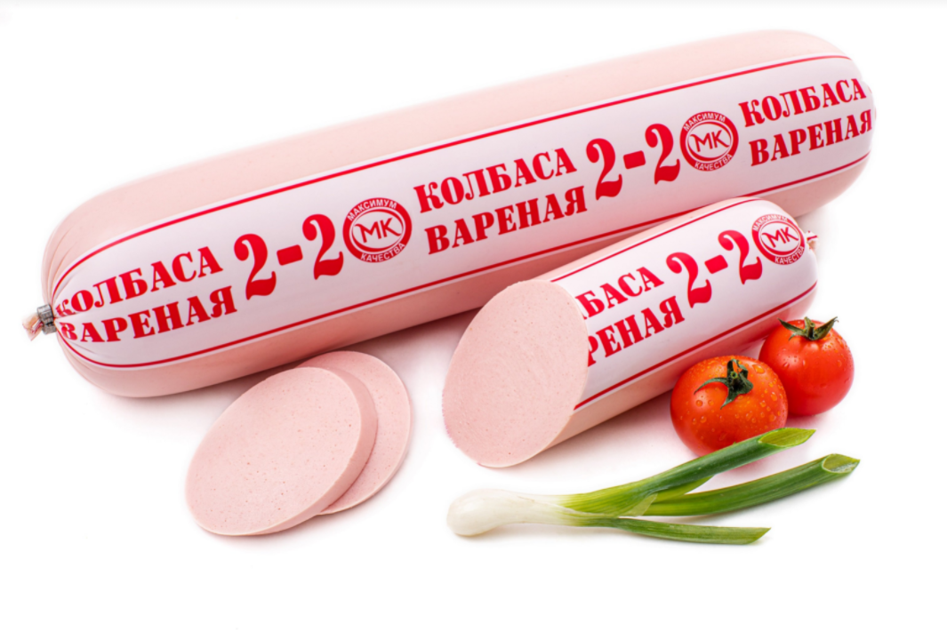 Колбаса МК Балтика 2-20 из мяса птиц вареная, ~1.8кг