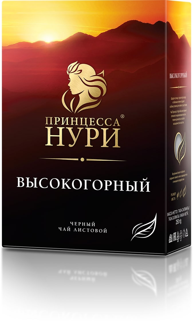 Изображение товара Чай Принцесса Нури Высокогорный черный, листовой, 250г