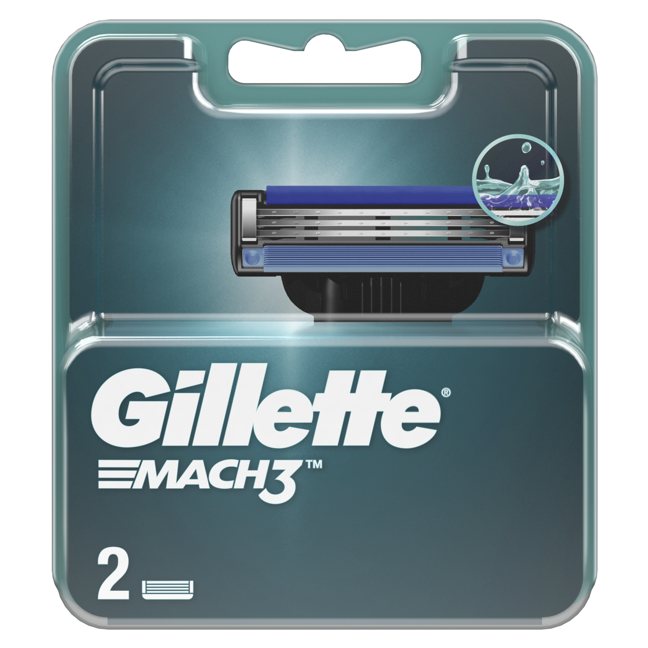 Изображение товара Кассета для бритвенного станка Gillette Mach3, 2шт