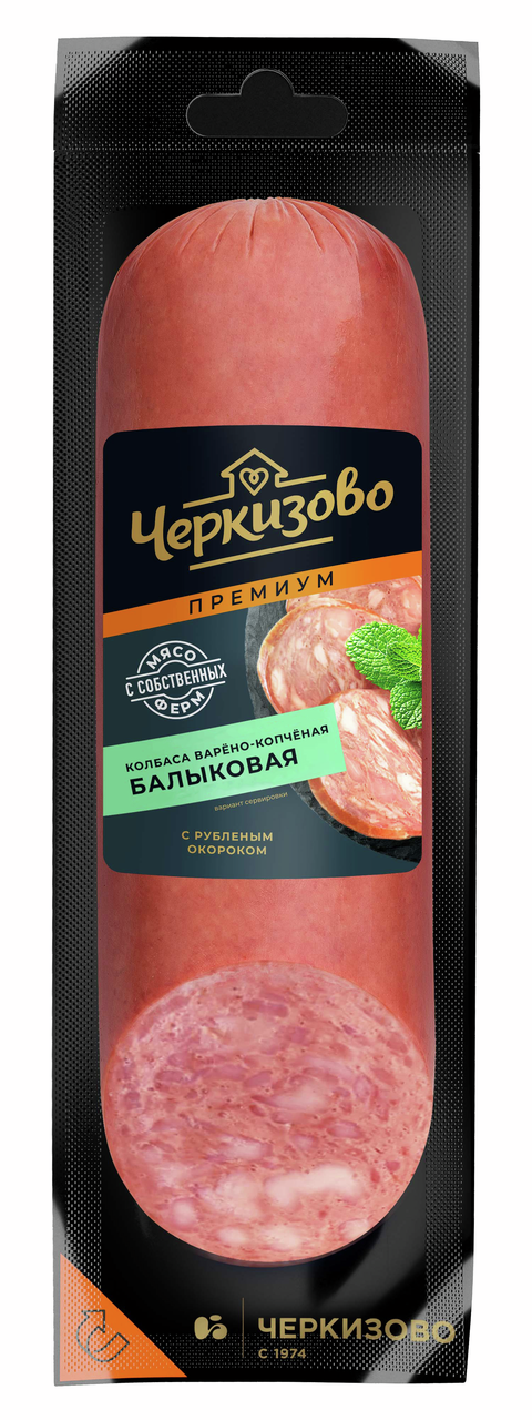 Колбаса Черкизово Балыковая Премиум варено-копченая, 300г