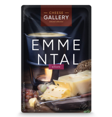 Сыр Cheese Gallery Эмменталь полутвердый нарезка 45%, 125г