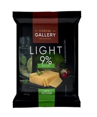 Сыр Cheese Gallery Лайт кусок 9%, 200г