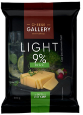 Сыр Cheese Gallery Лайт полутвердый 9%, 200г
