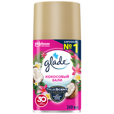 Освежитель воздуха Glade Automatic Кокосовый Бали сменный баллон, 269 мл