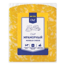 METRO Chef Сыр Мраморный полутвердый, ~1кг
