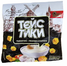 Сухарики Тейстики с грибами и сметаной, 40г