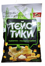 Сухарики Тейстики Холодец с хреном, 100г