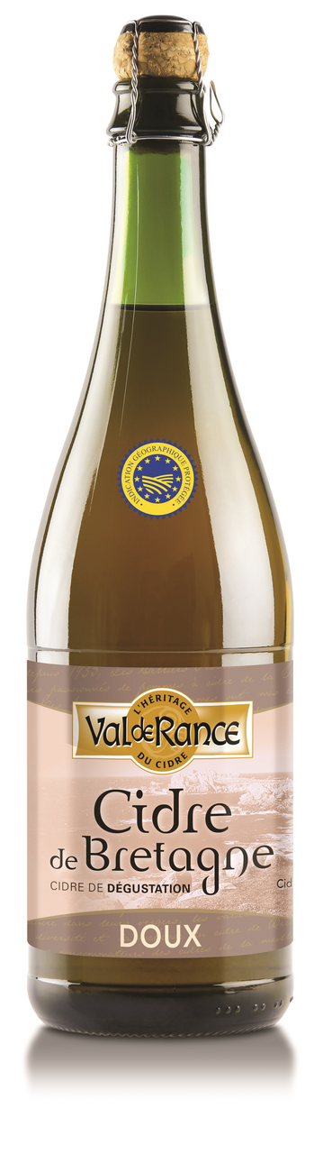 Сидр Cidre de Bretagne Doux Яблочный сладкий, 0.75л
