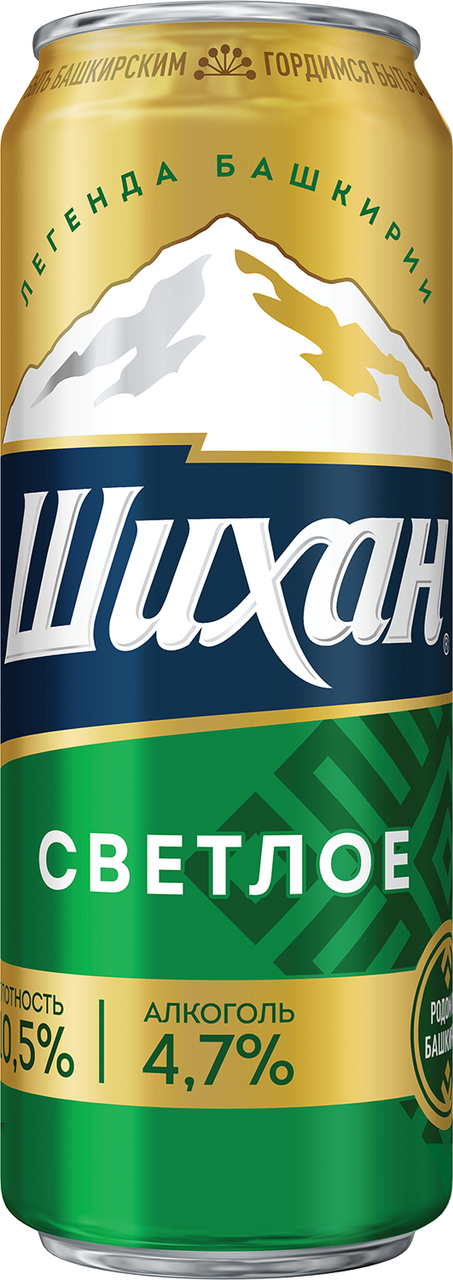 Пиво Шихан светлое, 0.43л