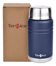 Термос для еды Termico с ложкой синий, 750мл