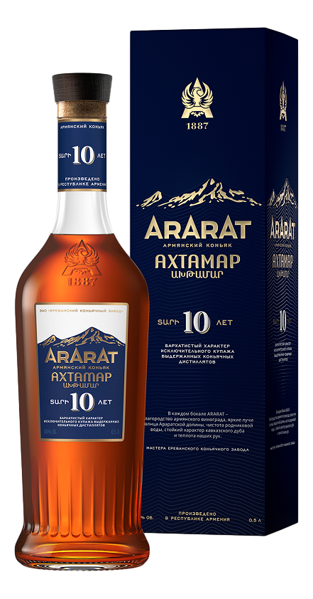 Изображение товара Коньяк Арарат Ахтамар в подарочной упаковке 0.5л Армения