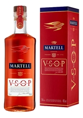 Коньяк Martell VSOP Red Barrels в подарочной упаковке, 0.5л