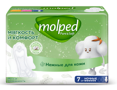 Прокладки Molped Мягкость и комфорт ночные, 7шт
