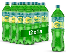 Напиток Черноголовка Trendy Mixes Лимон-лайм-лемонграсс газированный, 1л x 12 шт