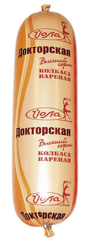 Колбаса Йола Докторская вареная ГОСТ, ~1.3кг
